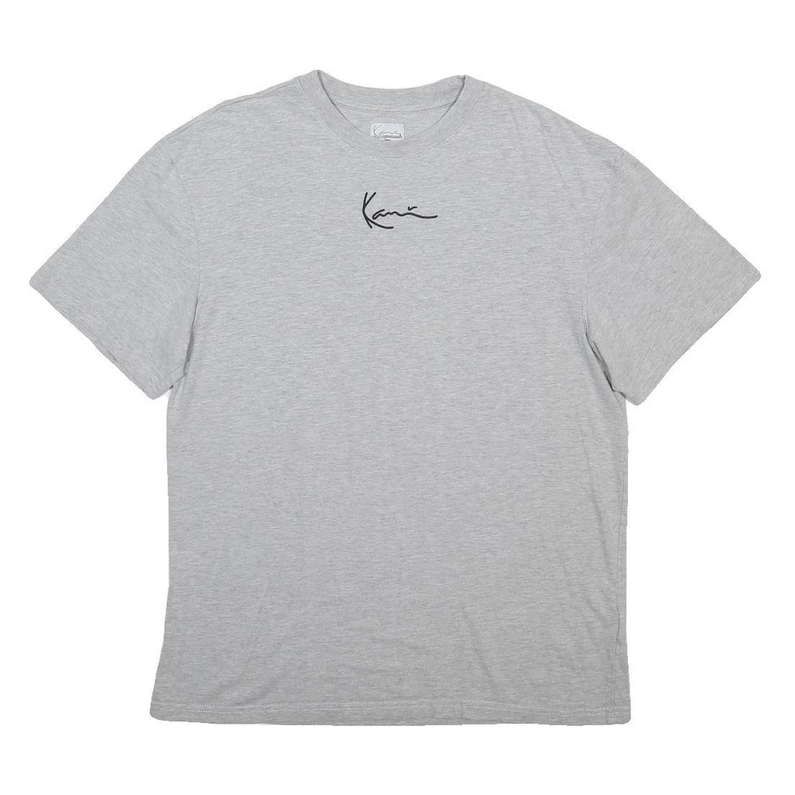 KARL KANI Mens Grey Modern T-Shirt M Short Sleeve Crew Neck Logo Print