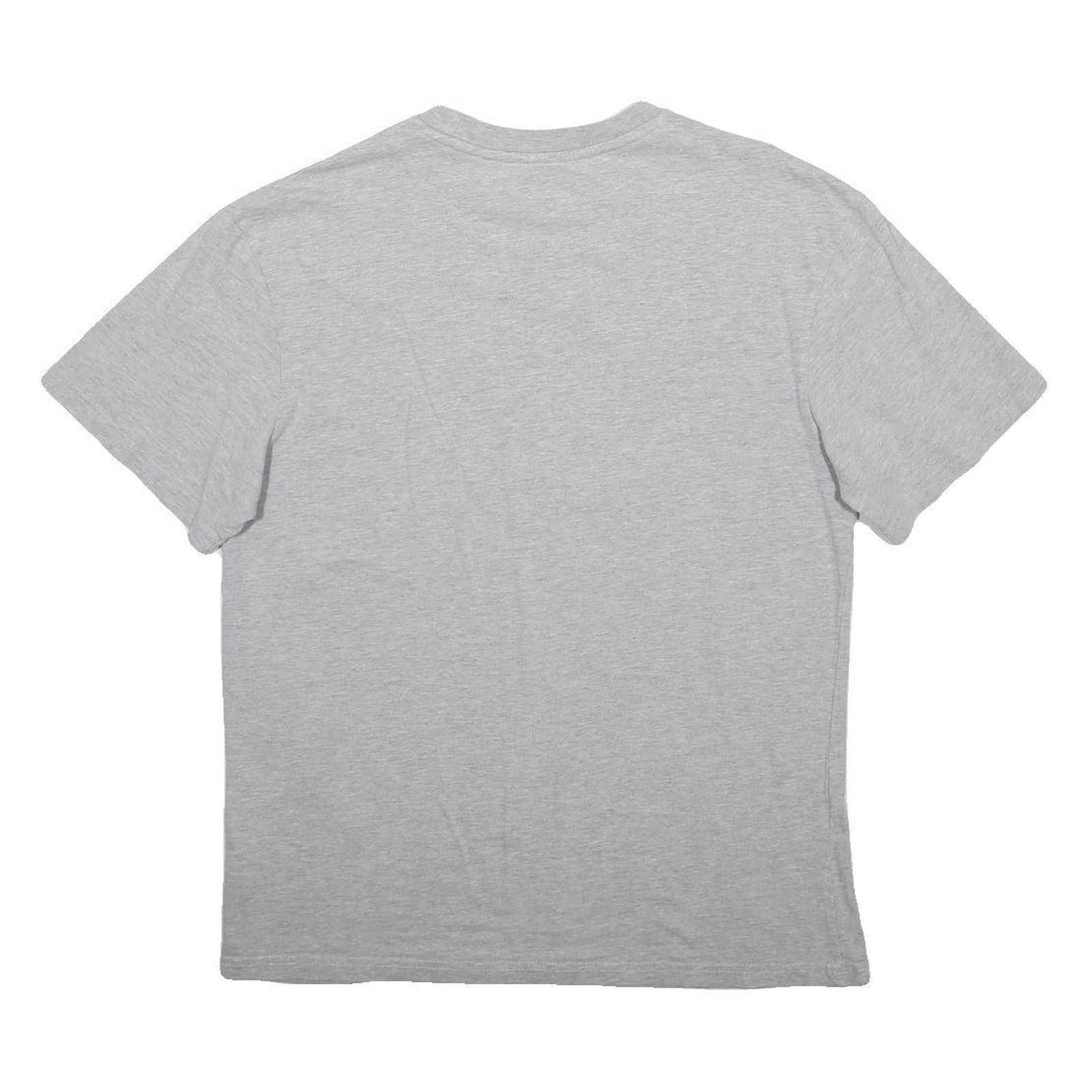 KARL KANI Mens Grey Modern T-Shirt M Short Sleeve Crew Neck Logo Print