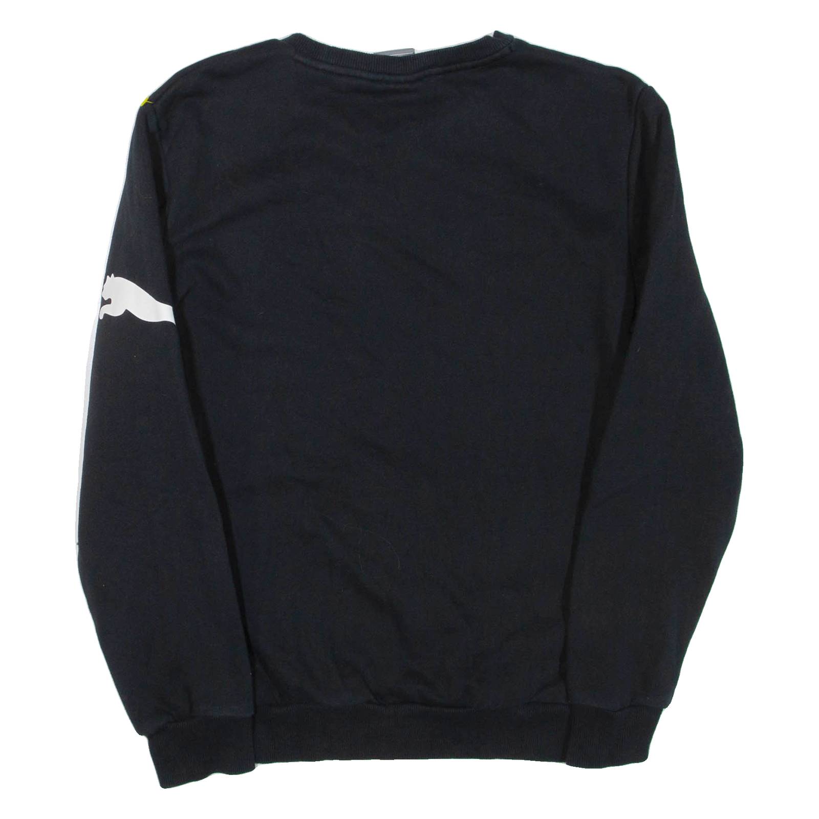 PUMA Mens Sweatshirt Black Crew Neck S