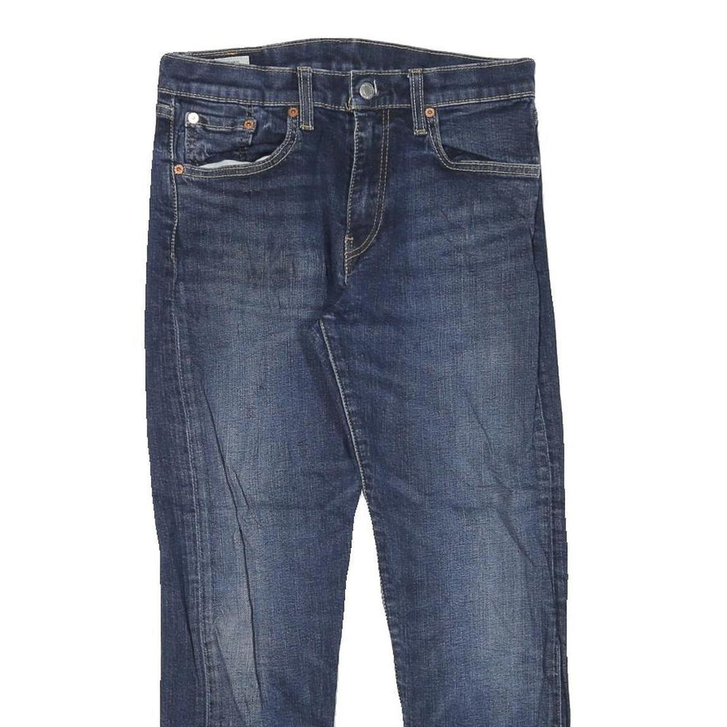 LEVI'S 502 Mens Jeans Blue Slim Straight Denim Medium W28 L25 Classic Fit Zip