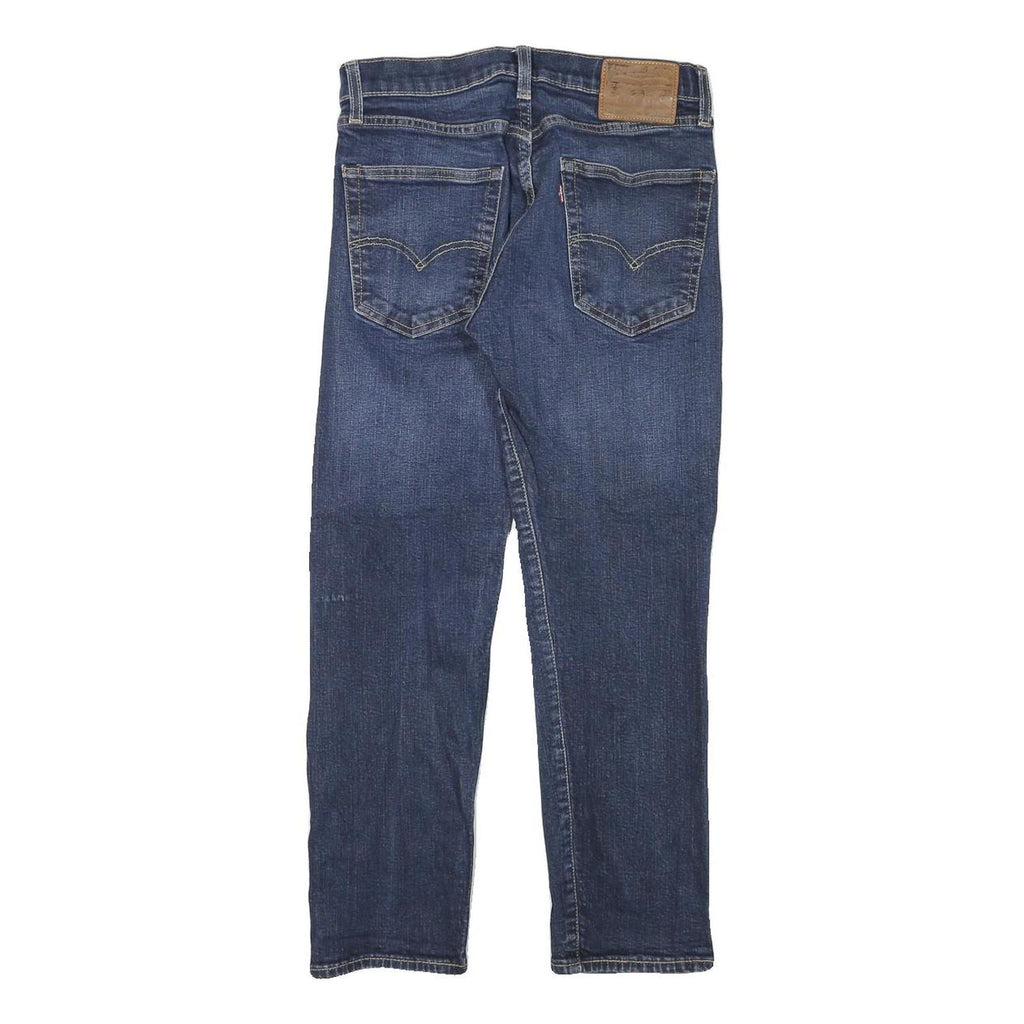 LEVI'S 502 Mens Jeans Blue Slim Straight Denim Medium W28 L25 Classic Fit Zip