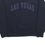 NEW YORK POPULAR Mens Blue Las Vegas Crew Neck L Cotton Blend Sweatshirt