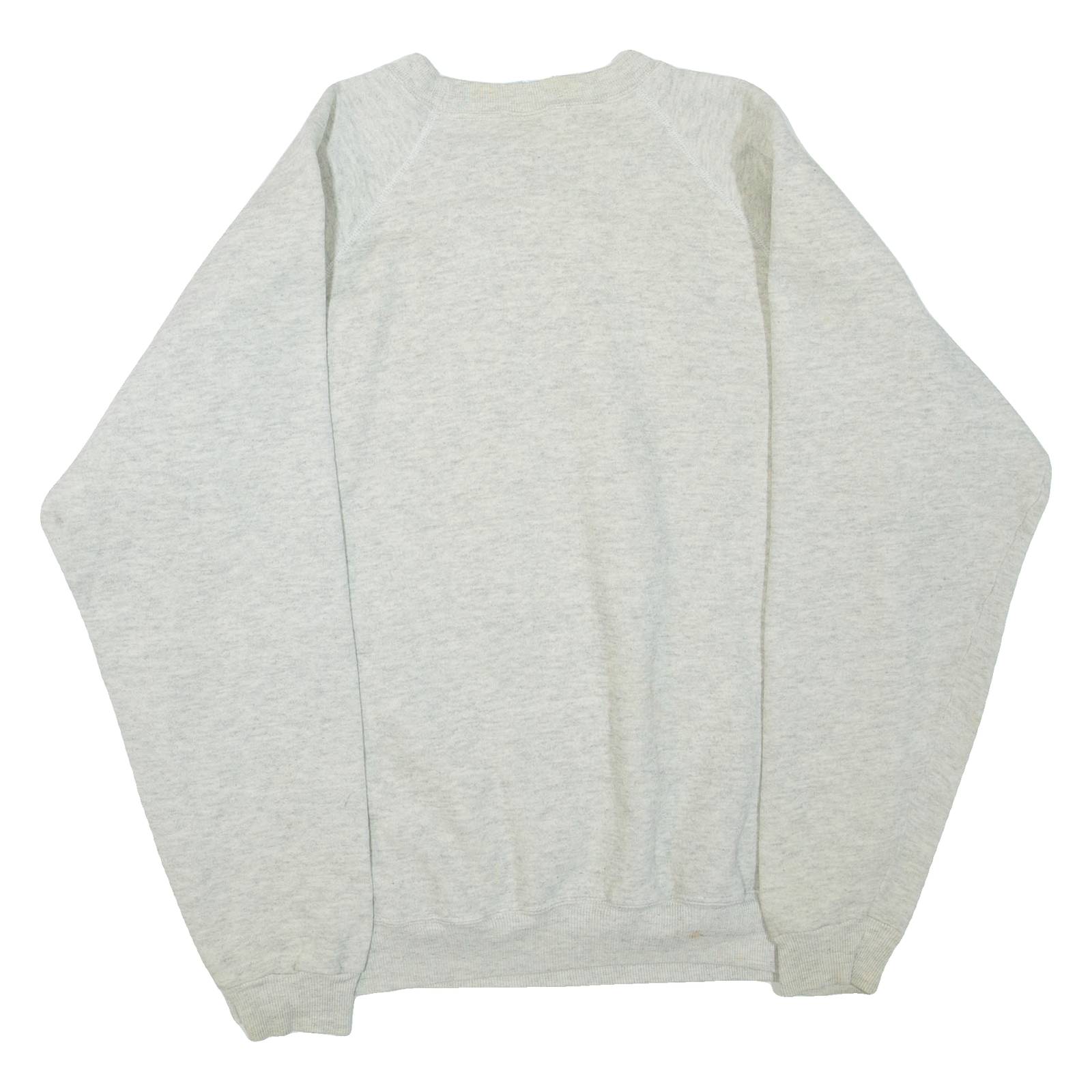 HANES ACTIVEWEAR Massachusetts Mens Sweatshirt Grey Crew Neck USA L