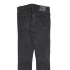 LEVI'S 510 Mens Jeans Black Slim Skinny Denim W31 L29 Stretch Cotton Blend