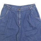 Womens Denim Shorts Blue Casual L W34 Classic Fit Cotton Comfortable