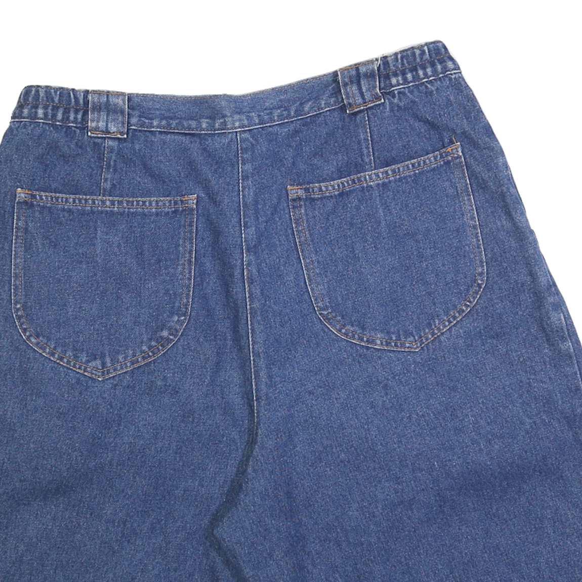 Womens Denim Shorts Blue Casual L W34 Classic Fit Cotton Comfortable