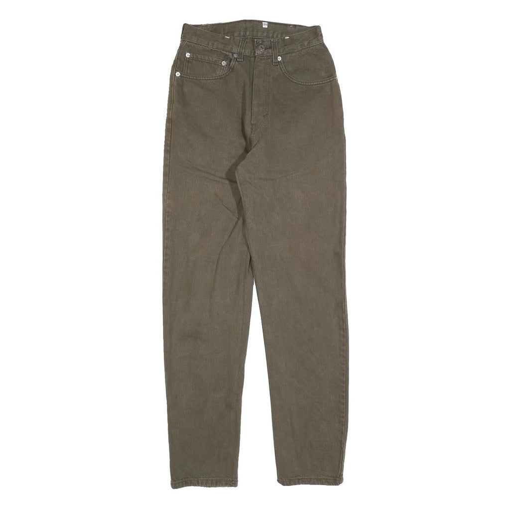 LEVI'S 550 Tapered Womens Jeans Brown Regular Tapered Denim Medium W25 L32