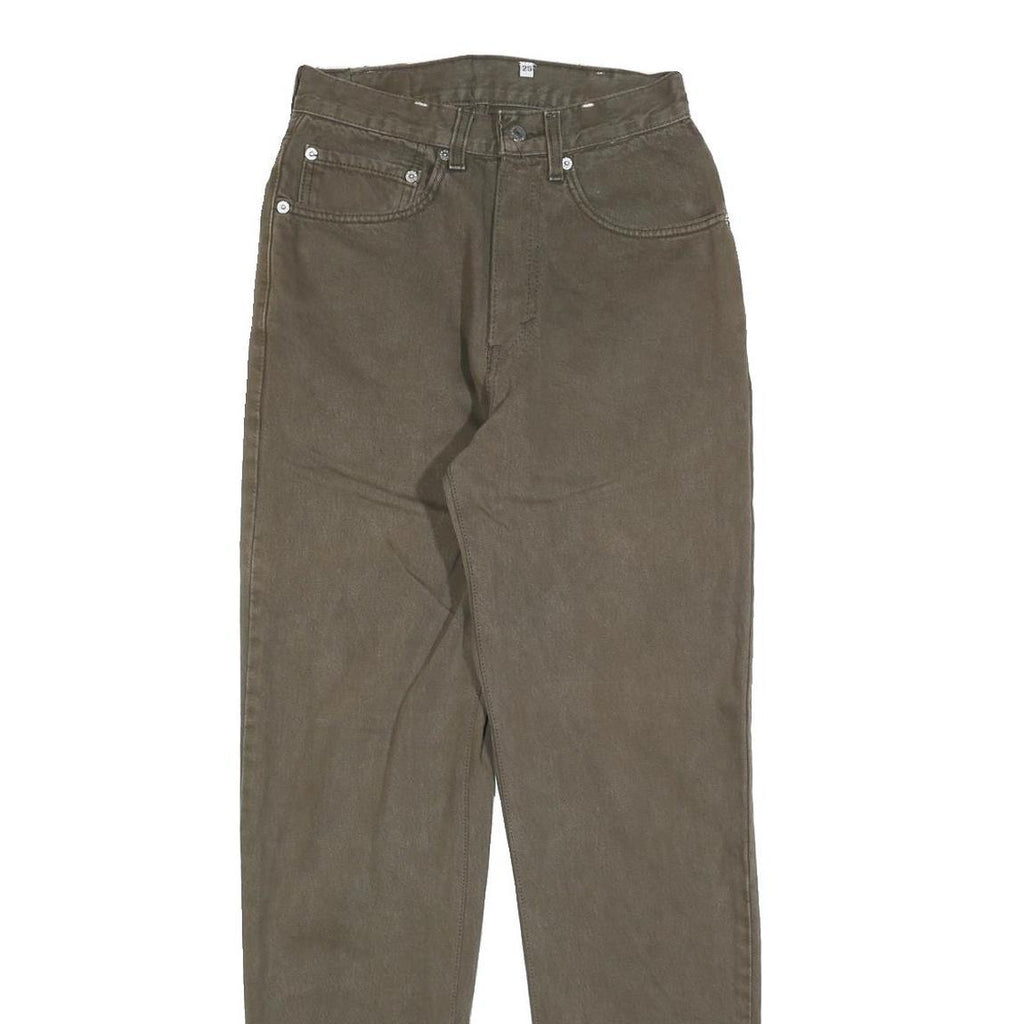 LEVI'S 550 Tapered Womens Jeans Brown Regular Tapered Denim Medium W25 L32