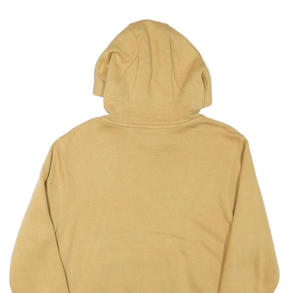 NIKE Mens Beige Pullover Hoodie S Cotton Blend Casual Sportswear
