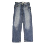 J.F.GEE Mens Jeans Blue Regular Straight Denim Medium W28 L29 Casual Wear