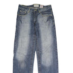 J.F.GEE Mens Jeans Blue Regular Straight Denim Medium W28 L29 Casual Wear