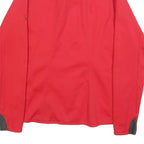 MAMMUT Womens Red Softshell Polyester Jacket M Outdoor Zip Collar Sport