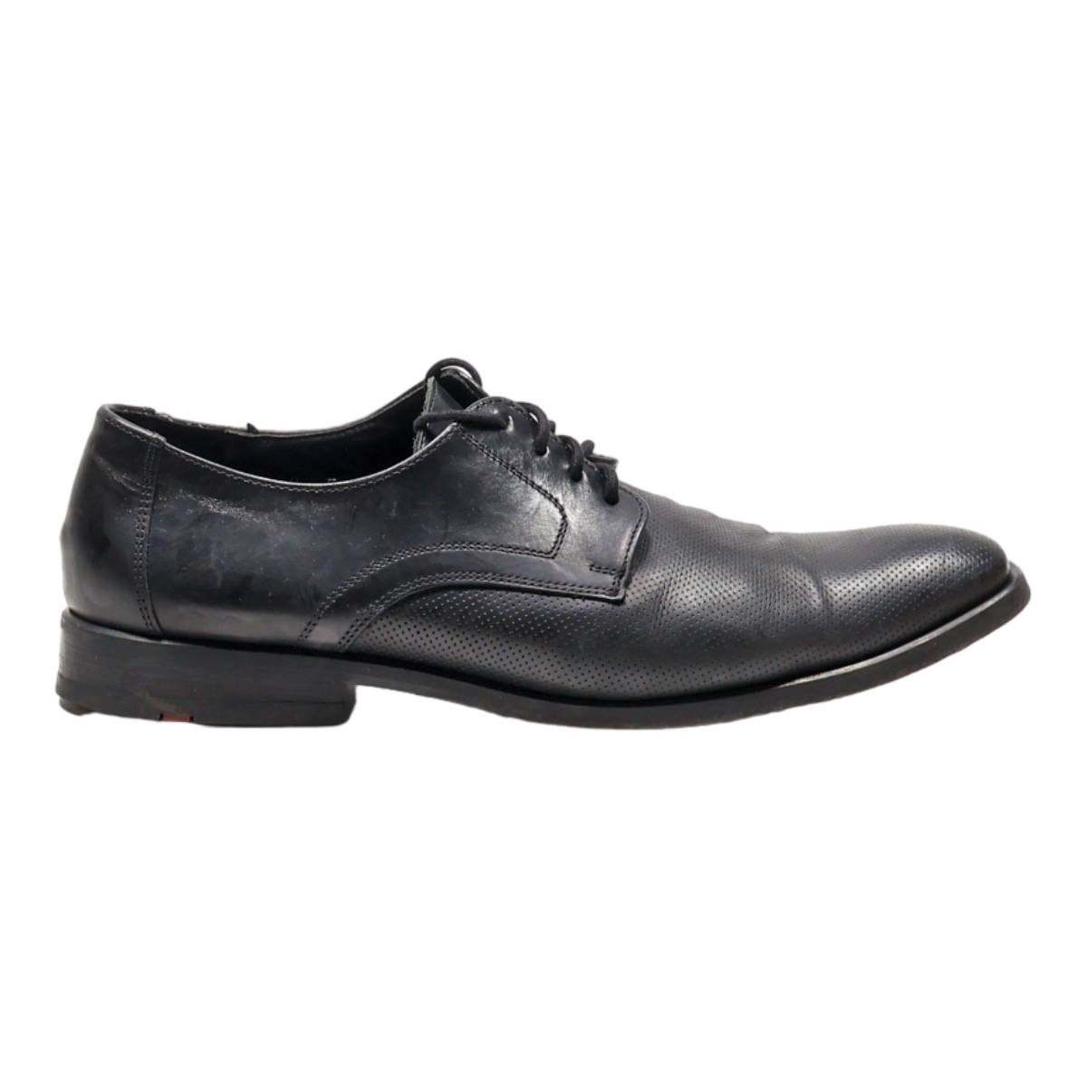 LLOYD Brogue Shoes Black Leather Mens UK 9