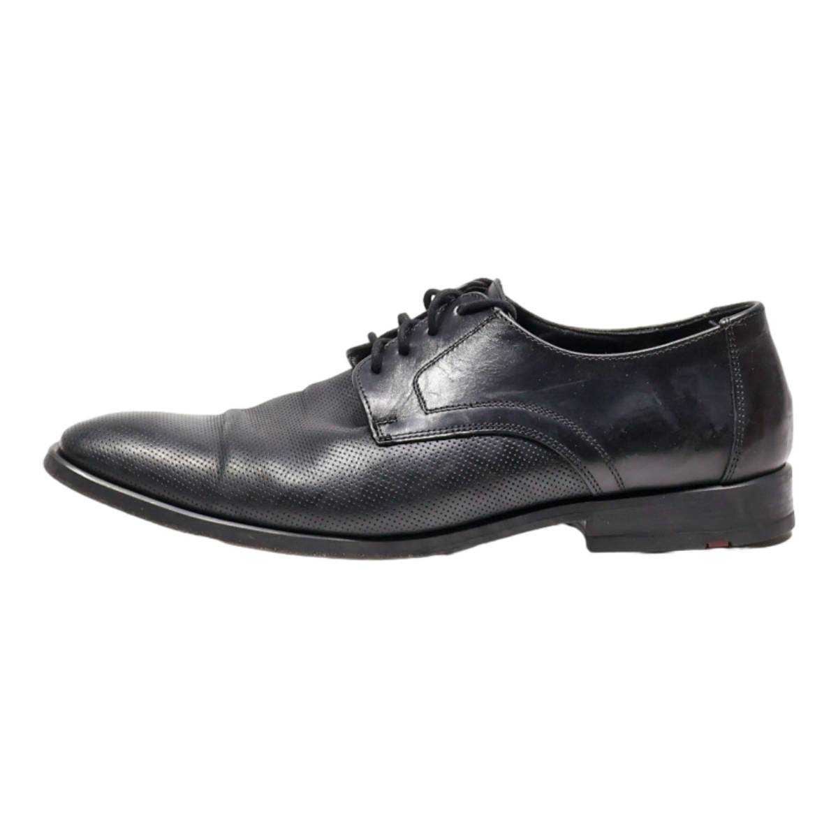 LLOYD Brogue Shoes Black Leather Mens UK 9