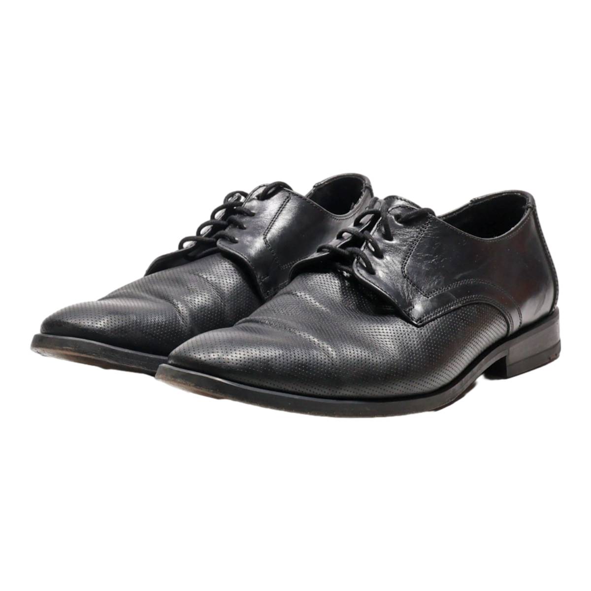 LLOYD Brogue Shoes Black Leather Mens UK 9