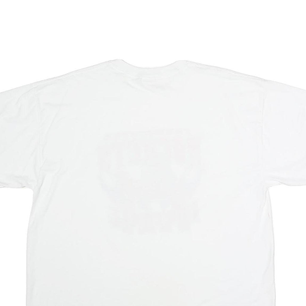 GILDAN Mens White Farmington Rockets Football Camp Single Stitch T-Shirt XL