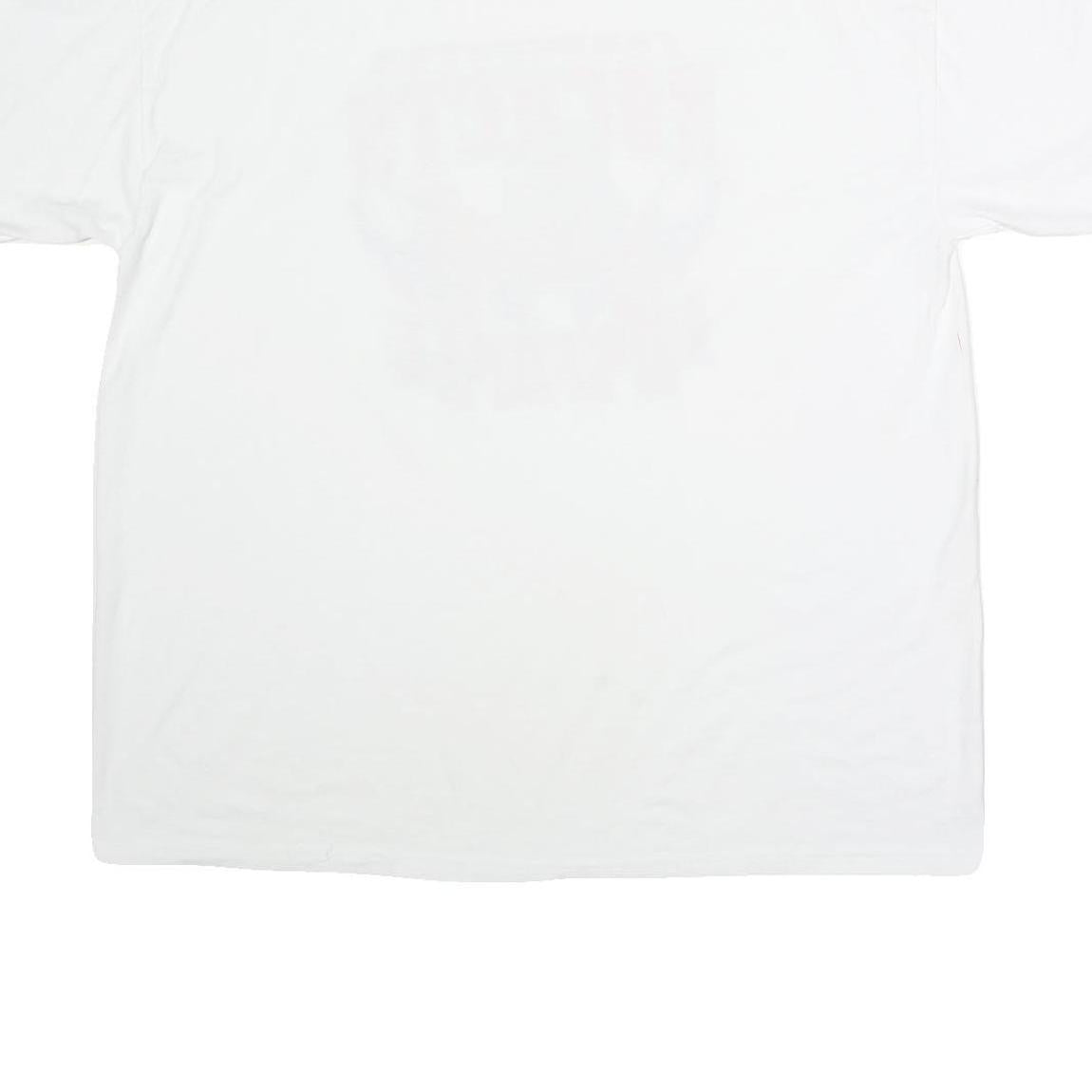 GILDAN Mens White Farmington Rockets Football Camp Single Stitch T-Shirt XL