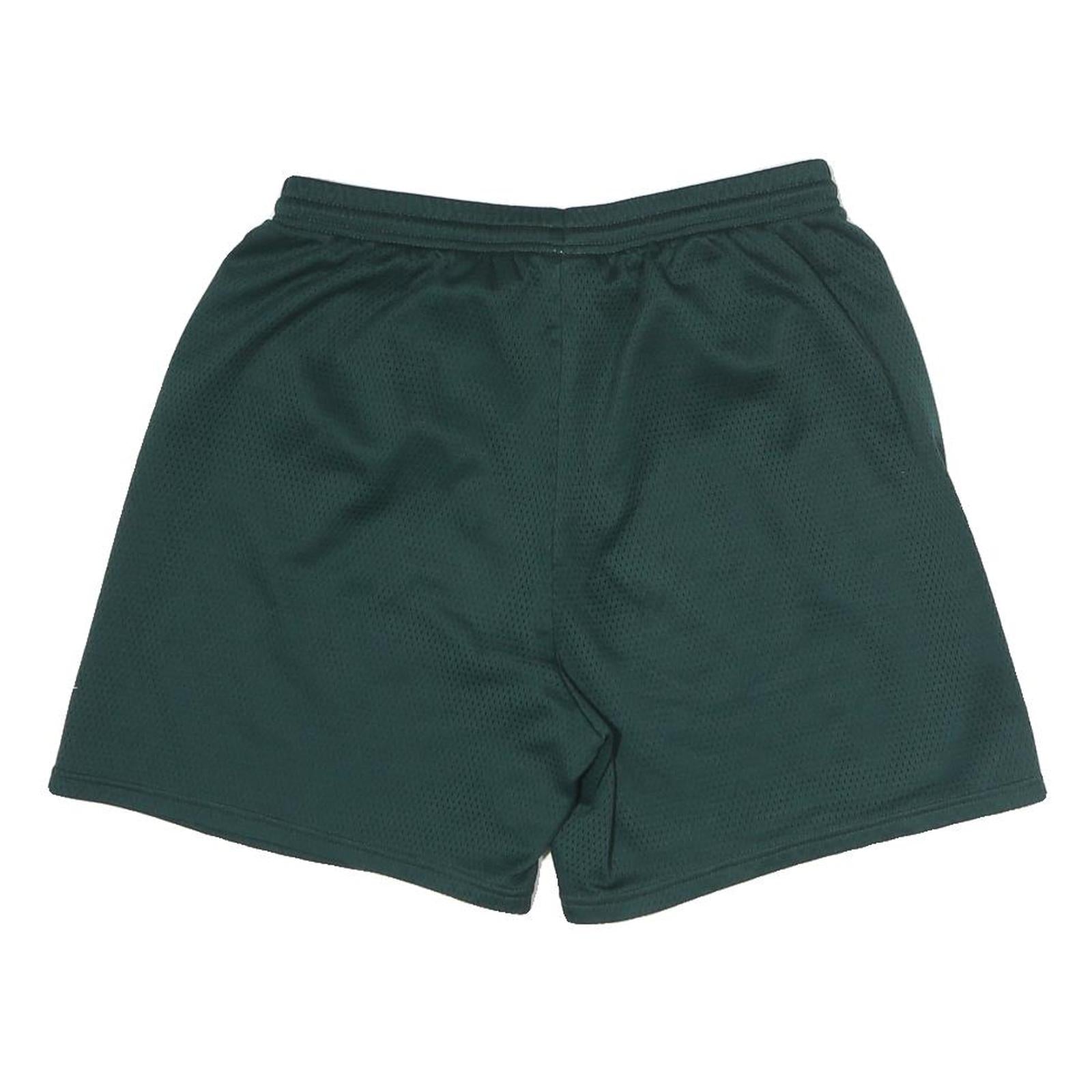 NIKE Mens Green Sports Shorts L W30 Polyester Athletic Casual Gym