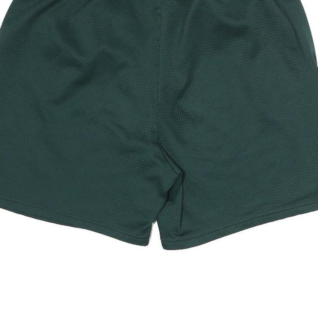 NIKE Mens Green Sports Shorts L W30 Polyester Athletic Casual Gym