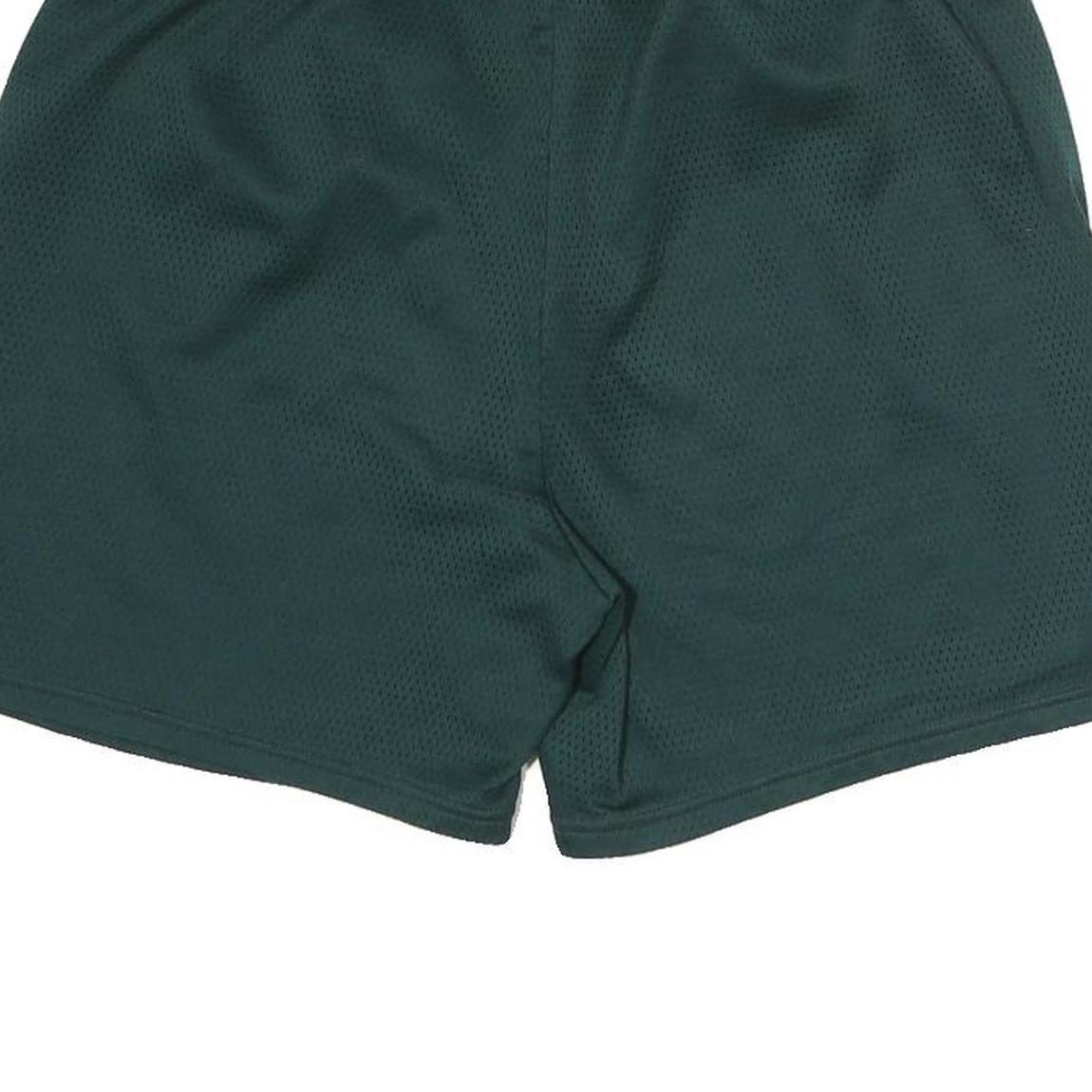 NIKE Mens Green Sports Shorts L W30 Polyester Athletic Casual Gym