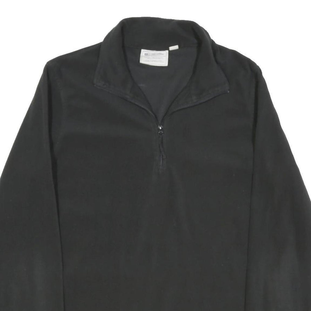 MOUNTAIN WAREHOUSE Womens Black 1/4 Zip Sweatshirt M Outdoor Hiking Active