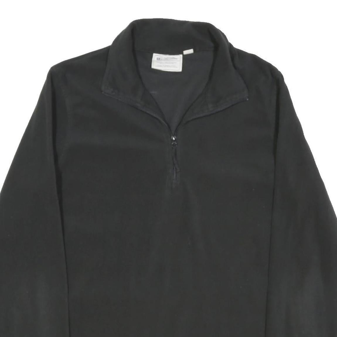 MOUNTAIN WAREHOUSE Womens Black 1/4 Zip Sweatshirt M Outdoor Hiking Active