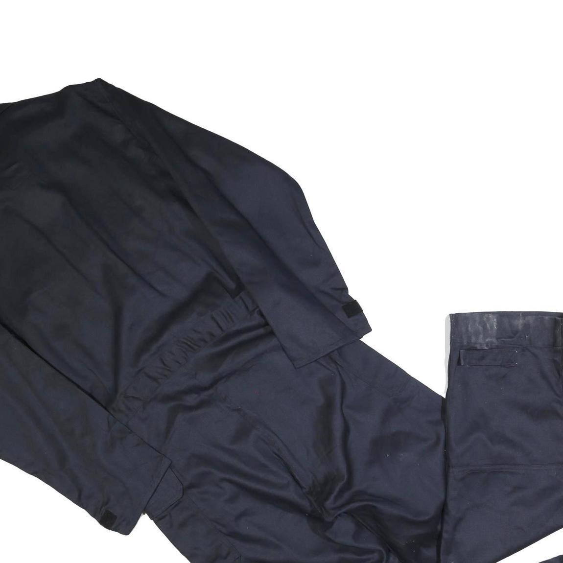 TULLAHOMA Mens Black Cotton Blend Loose Dungarees L W38 L32 Workwear Pockets