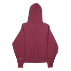 CHAMPION REVERSE WEAVE Mens Maroon Pullover Hoodie S Cotton Blend Casual