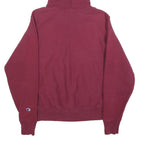CHAMPION REVERSE WEAVE Mens Maroon Pullover Hoodie S Cotton Blend Casual