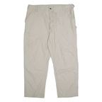 CARHARTT Mens Cotton Beige Relaxed Straight Trousers W42 L32 Workwear Casual