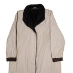 NINO Sherpa Lined Womens Overcoat Jacket Beige M