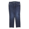 LAUREN RALPH LAUREN Womens Slim Blue Denim Slim Jeans W32 L28 Classic Cotton