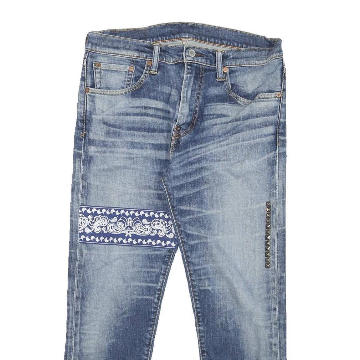 LEVI'S 508 Tapered Womens Jeans Blue Cotton Blend Regular Tapered Rinse W31 L26