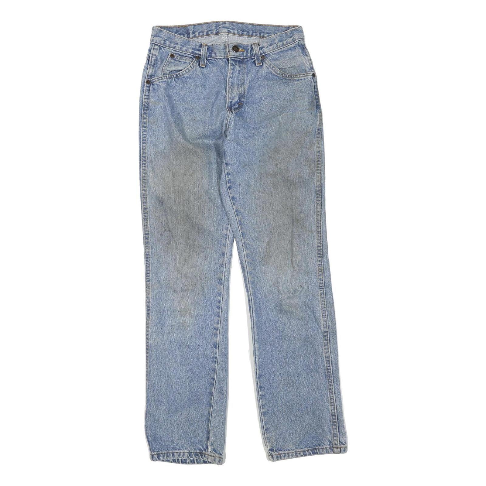DICKIES Mens Jeans Blue Regular Straight Denim Medium W28 L32 Classic Workwear