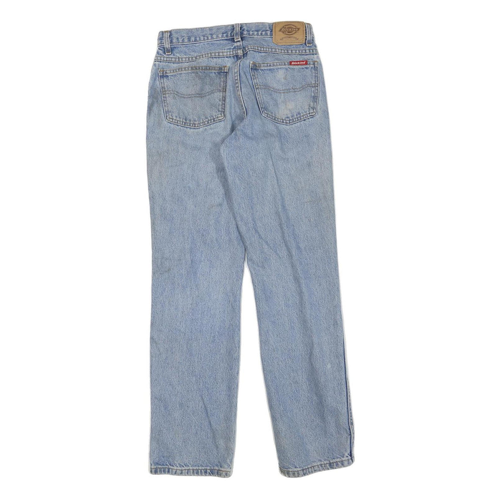 DICKIES Mens Jeans Blue Regular Straight Denim Medium W28 L32 Classic Workwear