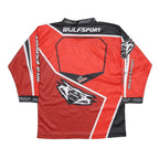 WULF Boys Red & Black Crossfire Graphic Long Sleeve Crew Neck T-Shirt M