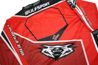 WULF Boys Red & Black Crossfire Graphic Long Sleeve Crew Neck T-Shirt M