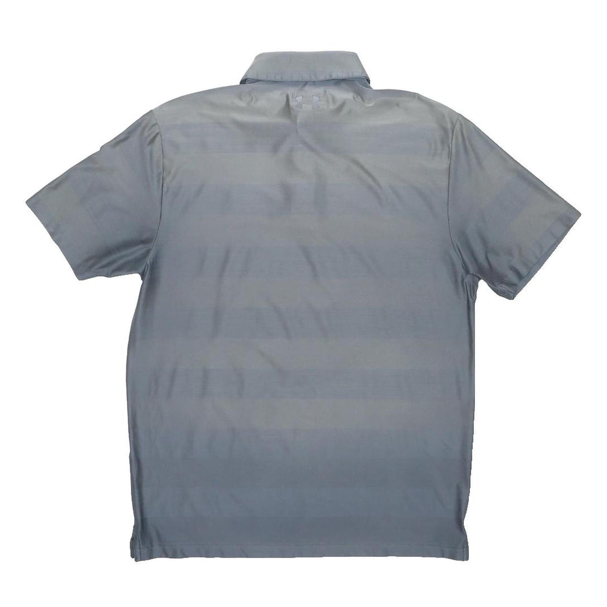 UNDER ARMOUR Mens Grey Polo Shirt M Performance Athletic Short Sleeve