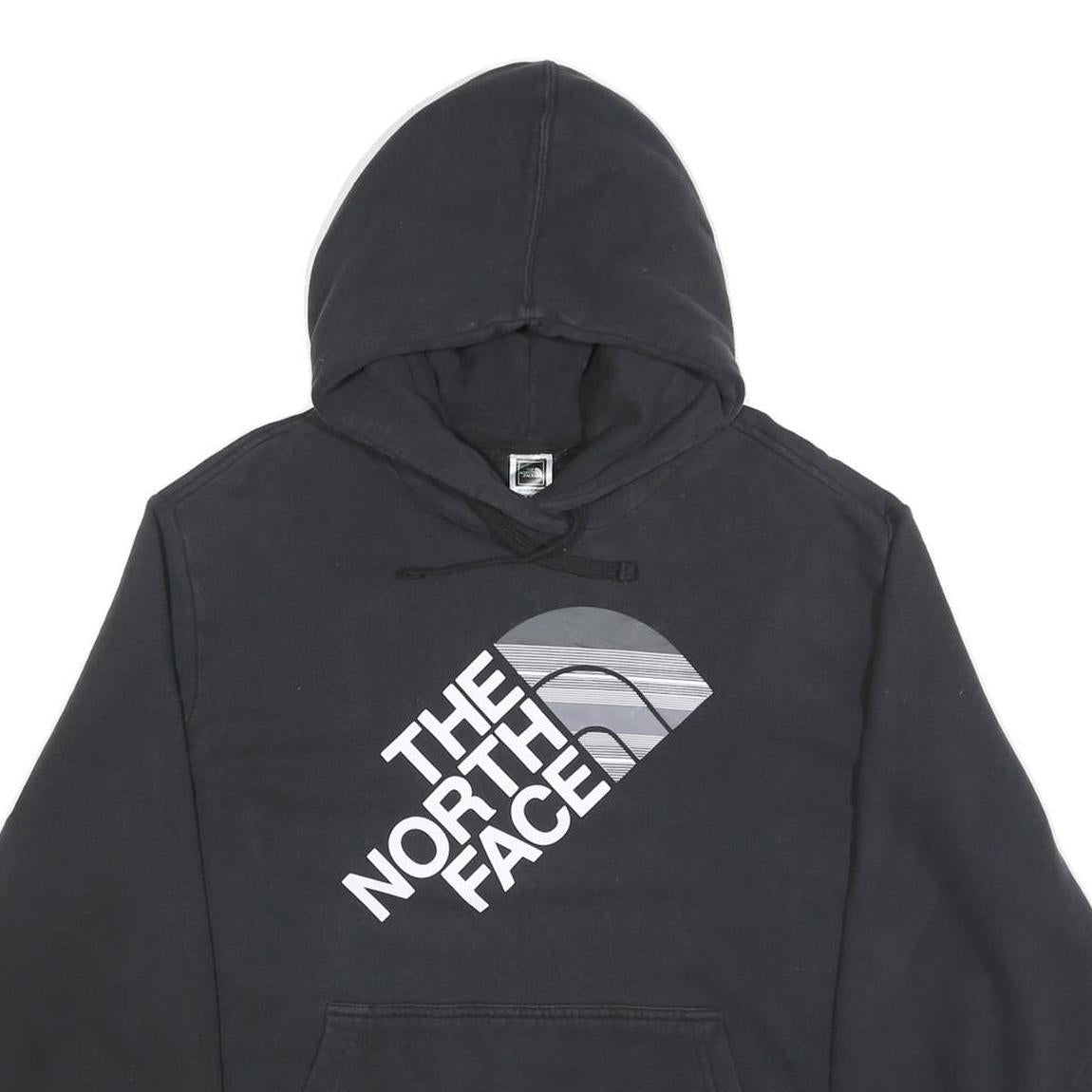 THE NORTH FACE Mens Black Pullover Hoodie XL Cotton Casual Oversized Sweatshirt