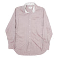 TED BAKER Mens Pink Shirt M Cotton Stylish Patterned Collar Long Sleeve