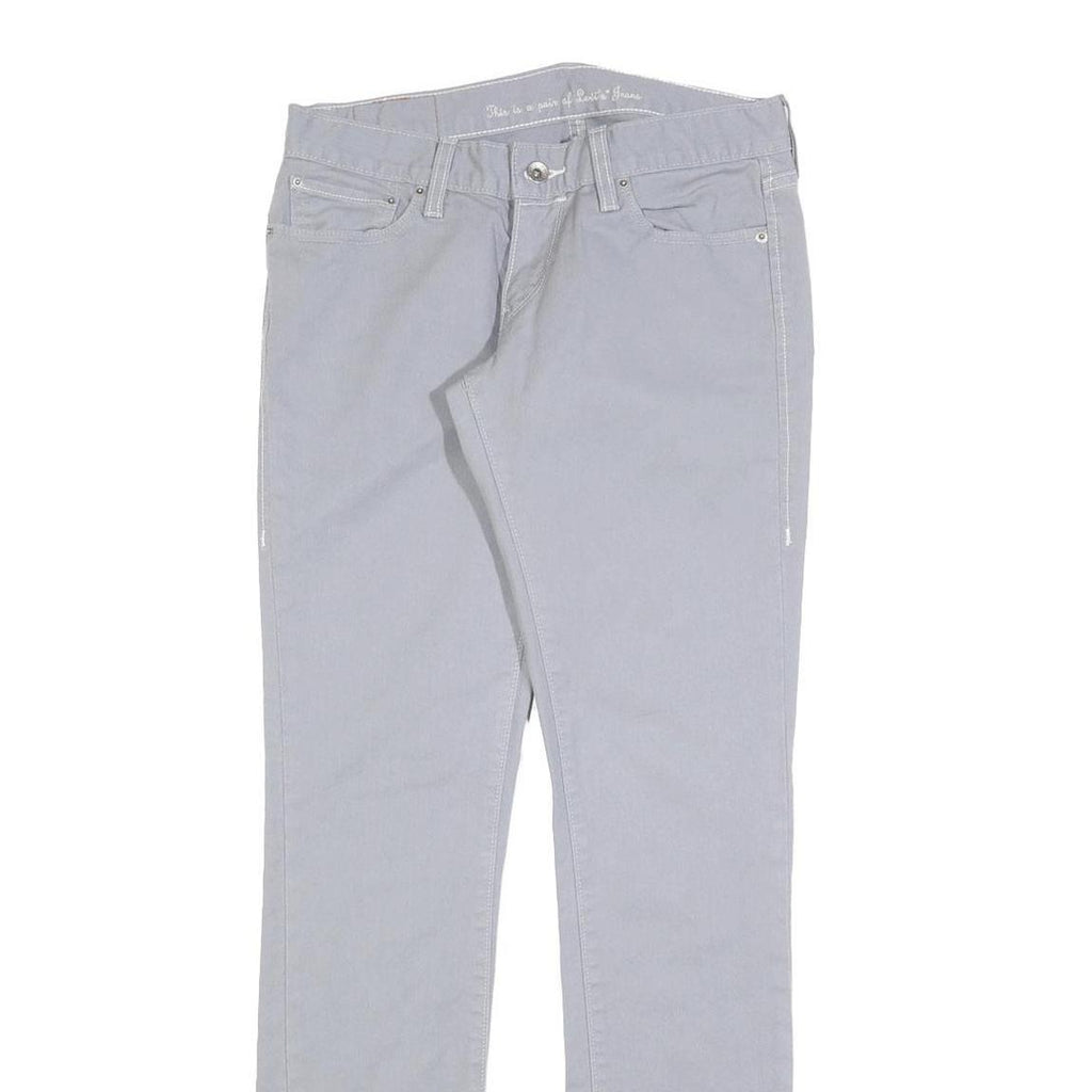 LEVI'S Womens Jeans White Slim Skinny Denim Cotton Blend W29 L32 Stylish