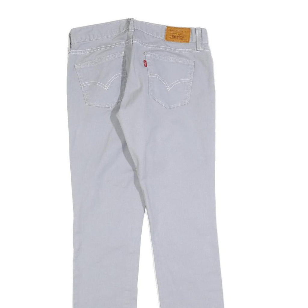 LEVI'S Womens Jeans White Slim Skinny Denim Cotton Blend W29 L32 Stylish