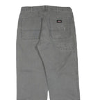 DICKIES Mens Regular Fit Straight Grey Denim Jeans W34 L30 Workwear Casual