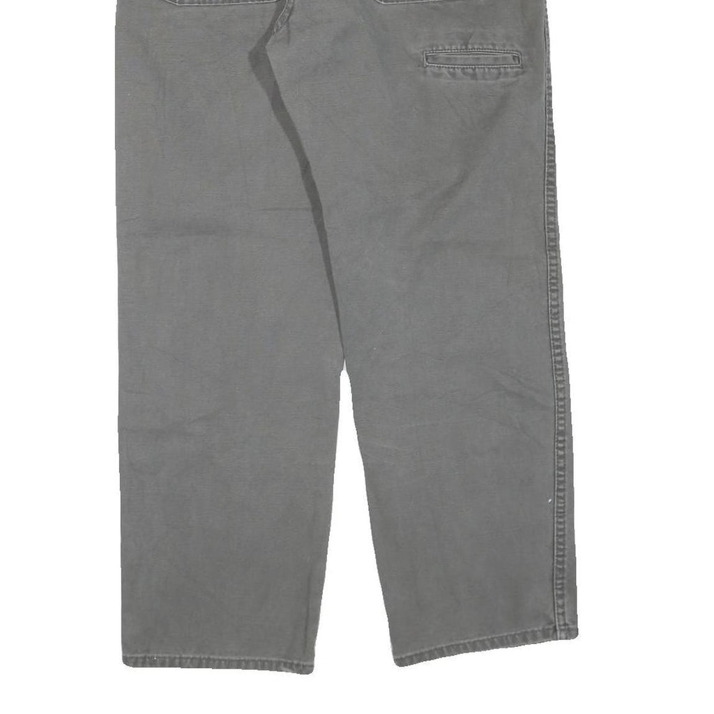 DICKIES Mens Regular Fit Straight Grey Denim Jeans W34 L30 Workwear Casual