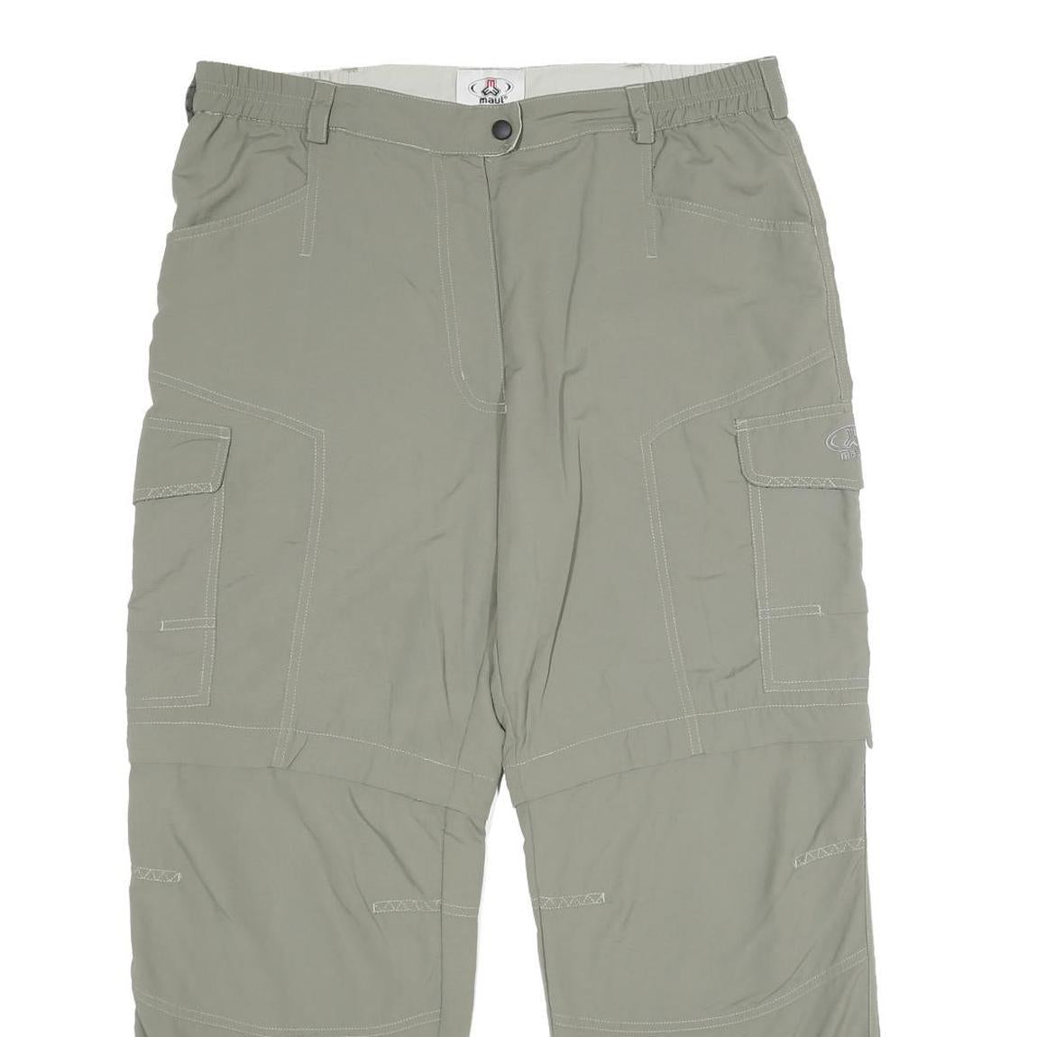 MAUL Womens Polyamide Regular Trousers W34 L30 Cargo Stretch Outdoor