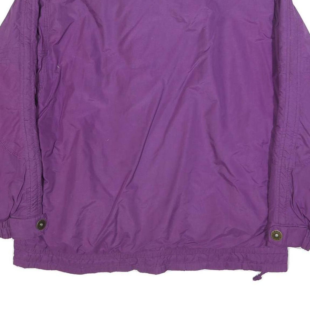 OBERMEYER Womens Purple Nylon Jacket S Casual Zip Up Lightweight Outdoor