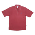 ADIDAS Mens Maroon Polo Shirt L Cotton Blend Short Sleeve Basic Casual