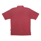 ADIDAS Mens Maroon Polo Shirt L Cotton Blend Short Sleeve Basic Casual