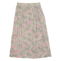 RAFAELLA Womens A-Line Skirt Grey Long 90s Crazy Pattern S
