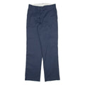 DICKIES Mens Trousers Blue Regular Straight W30 L32